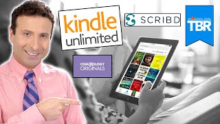 BEST EBOOK SUBSCRIPTION SERVICES HONEST REVIEW  Kindle Unlimited TBR Scribd Comixology [upl. by Amaral]