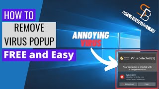 Remove Popup Virus on Windows FREE and EASY [upl. by Adnohryt230]