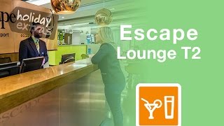 Manchester Airport Escape Lounge T2 Review  Holiday Extras [upl. by Noval440]