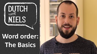 Learn Dutch Word order The basics of building a sentence  with Niels [upl. by Spieler]