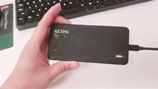 GETIHU 10000mAh USBC Power Bank Review  Best QC 30 Fast Charge Power Bank Under 15 [upl. by Ddet]