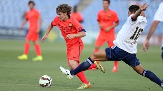 Alen Halilovics debut with FC Barcelona [upl. by Bremser536]