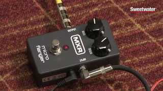 MXR M152 Micro Flanger Pedal Review by Sweetwater [upl. by Arv]