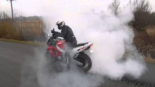 Yamaha YZF600R Thundercat Burnout [upl. by Younglove]