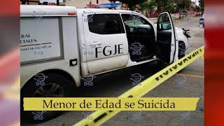 Menor de edad se suicida en Plateros [upl. by Luamaj]