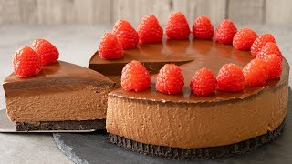 How to Make No Bake Chocolate Cheesecake [upl. by Ardried]