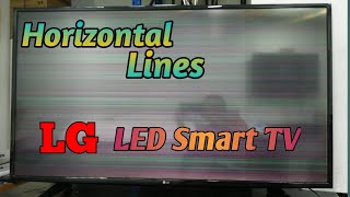 How to Fix Horizontal Lines on the Screen LG LED Smart TV Tagalog [upl. by Lleon716]