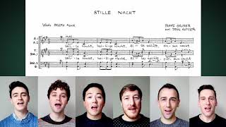 The Kings Singers  Stille Nacht Silent Night arr Rutter [upl. by Laddy16]