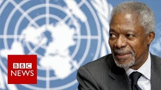 Kofi Annan Death Former UN chief dies at 80  BBC News [upl. by Eisnyl20]