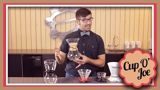 Pour Over Coffee Method  Choosing Your Brewer  Cup O Joe [upl. by Irneh]