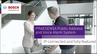 Bosch Security – Introducing PRAESENSA Public Address and Voice Alarm System [upl. by Ulrich]