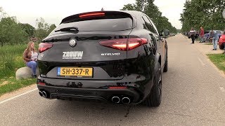 510HP Alfa Romeo Stelvio Quadrifoglio  LOUD Revs amp Accelerations [upl. by Haldan503]