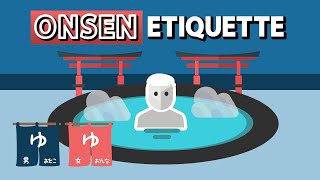 Japanese Onsen Etiquette Explained  All rules [upl. by Atilef52]