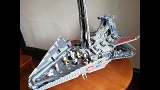 MOC LEGO Venator Class Star Destroyer with FULL INTERIOR [upl. by Ylekalb]