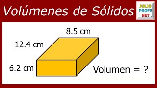 VOLUMEN DE UN PARALELEPÍPEDO O PRISMA RECTO [upl. by Oni]