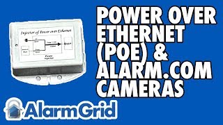 Using Power over Ethernet PoE on Alarmcom Cameras [upl. by Gnos]