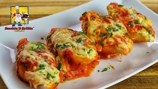 Stuffed Pasta Shells  Pasta Recipes [upl. by Kissie558]