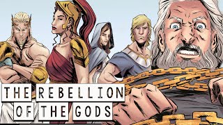 The Gods Against Zeus  the Olympian Rebellion  Greek Mythology in Comics  See U in History [upl. by Iviv]