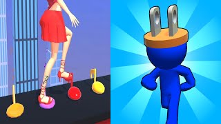 Plug Head Race VS ASMR Tippy Toe  All Levels Gameplay Androidios Part 8 [upl. by Tollman582]