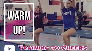 1 Warm up for Cheer Jumps [upl. by Couture]