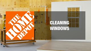 How to Clean Windows  The Home Depot [upl. by Sida]