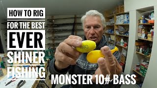 How to rig up the best shiner rig ever for monster bass [upl. by Haibot]