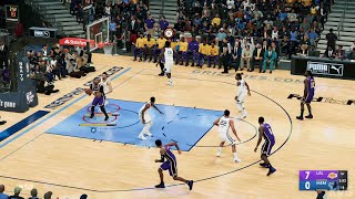 NBA 2K22  Los Angeles Lakers vs Memphis Grizzlies  Gameplay PS5 UHD 4K60FPS [upl. by Geraint]