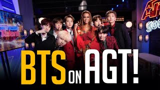 All BTS Performances on Americas Got Talent  Backstage Footage [upl. by Nowed33]