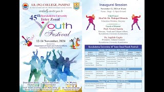 45th kurukshetra University Inter Zonal Youth Festival Day 2 [upl. by Zimmer830]