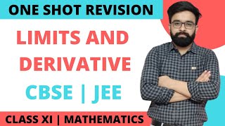 One Shot Revision  Limits and Derivative  Class 11th Maths [upl. by Nainatrad]