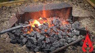 Blacksmithing  Building a simple DIY forge [upl. by Brinna]