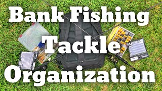 Bank Fishing Tackle Organization [upl. by Jeu]