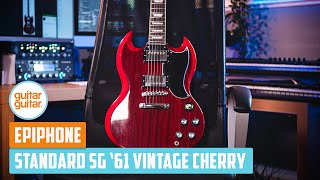 Epiphone SG Standard 61 in Vintage Cherry  Review Demo amp Tones [upl. by Agueda354]