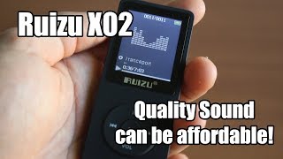 Review Ruizu X02  Light HiFi on a Budget [upl. by Weingartner]