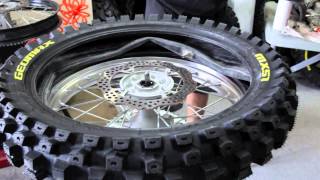 How To Change A Motorcycle Tire [upl. by Howlan]