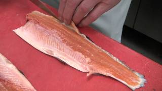 Culn 232 Topic 1 Deboning Rainbow Trout [upl. by Ees188]