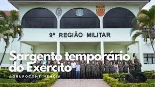 Sargento temporário do Exército [upl. by Eniac206]