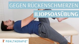 Bei Schmerzen im unteren Rücken Iliopsoasübung [upl. by Emse]