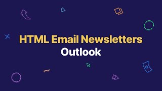 How to Insert and Send HTML Email Newsletters in Outlook [upl. by Ressler]