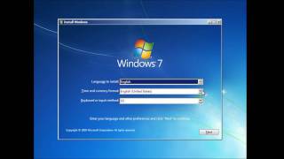 Formatting and Clean Install of Windows 7 [upl. by Ateekan248]