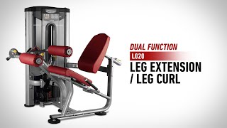 L020  Leg Extension  Leg Curl Dual Function  BH Commercial Strength [upl. by Bishop]