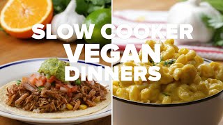 Slow Cooker Vegan Dinners • Tasty [upl. by Eusassilem691]