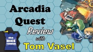 Arcadia Quest Review  with Tom Vasel [upl. by Pettiford]