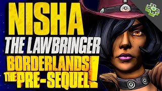 Nisha The Lawbringer SKILL TREE OVERVIEW Borderlands The PreSequel GAMEPLAY HANDSON [upl. by Yarled]