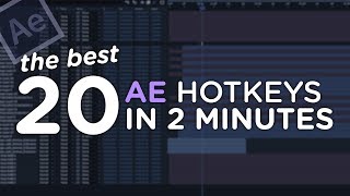 20 After Effects Hotkeys in 2 Minutes [upl. by Dorelle]