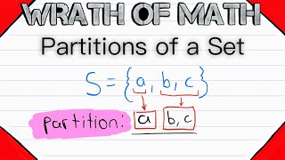 Partitions of a Set  Set Theory [upl. by Nailij]