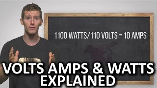 Volts Amps and Watts Explained [upl. by Jaynell434]