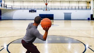 Attempting The Longest Basketball Shot Ever 113 Feet [upl. by Hopfinger]