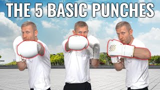 The Basic Boxing Punches Explained  How amp Why [upl. by Einnok236]