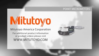 Point Micrometer Demo  Mitutoyo America [upl. by Corrinne]